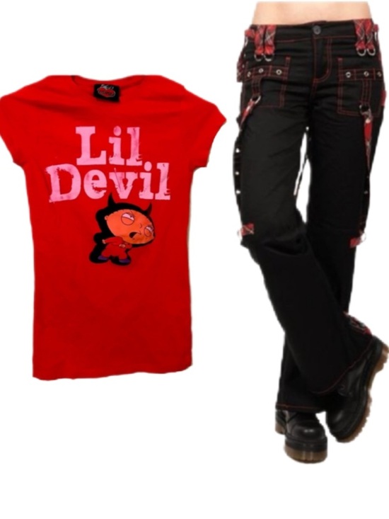 Tops - Mall Goth Styled Outfit Bundle Set Inspo